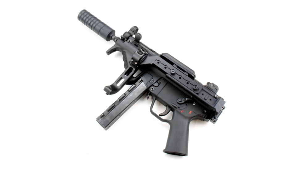 A3 Industries Adjustable Length Modular Folding Brace, Aluminum Steady, Offset Extension, Black, 6-1/8in-9-1/2in, ALMB-OFF-ASB