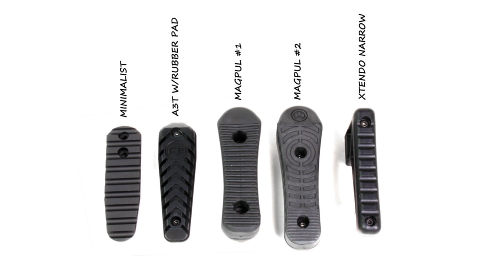 A3 Industries w/A3T Rubber Pad Aluminum Butt-Plate, BP2