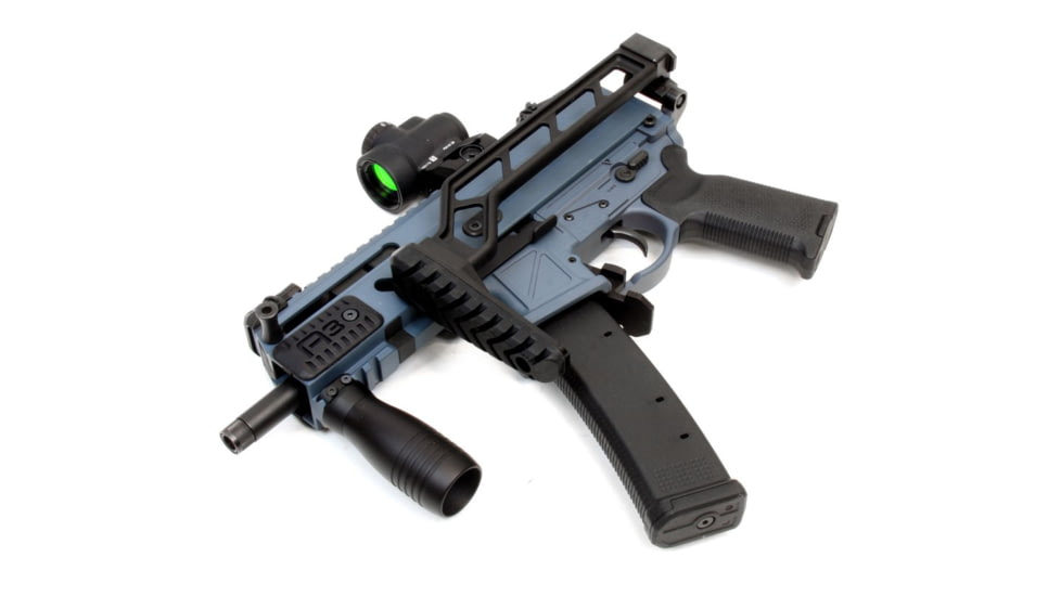 A3 Industries Compact Modular Vertical Foregrips, Compact Single-Slot M-Lok Mounting Base With 3in Knurled Grip, Aluminum, Black, VFG-155