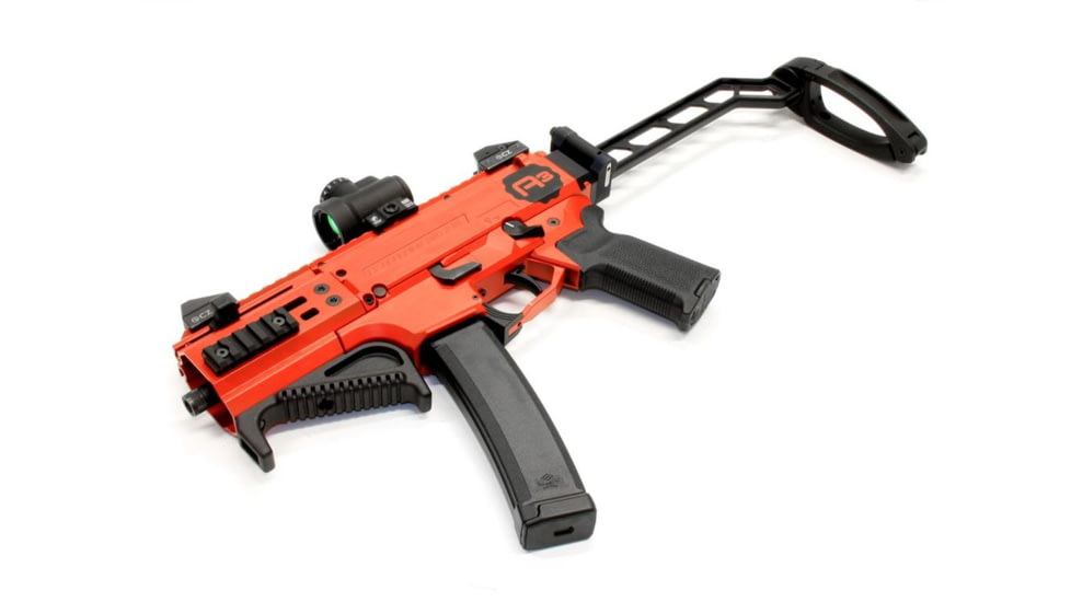 A3 Industries CZ Scorpion Micro Angled Foregrips, MJF Nylon, Black, AFG-108