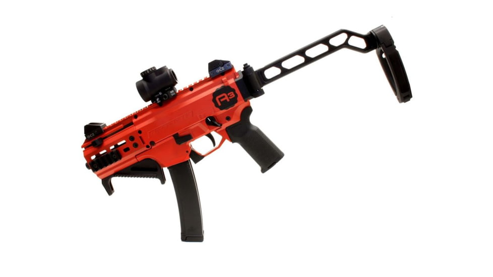 A3 Industries CZ Scorpion Micro Angled Foregrips, MJF Nylon, Black, AFG-108