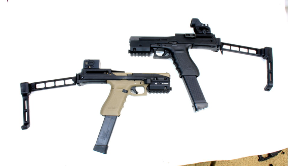 A3 Industries Direct-Fit Folding Brace, Black, USW, DFB-USW