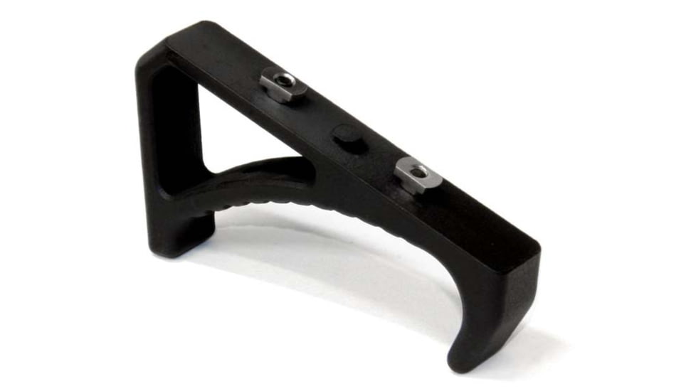 A3 Industries Large M-LOK Angled Foregrip w/ Integrated Handstop, MJF Polymer, Black, AFG-107