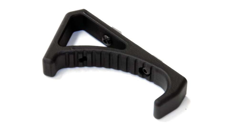 A3 Industries Large M-LOK Angled Foregrip w/ Integrated Handstop, MJF Polymer, Black, AFG-107