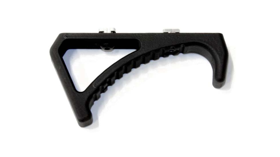 A3 Industries Large M-LOK Angled Foregrip w/ Integrated Handstop, MJF Polymer, Black, AFG-107