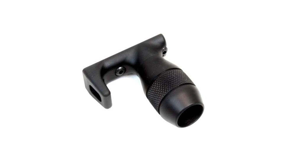 A3 Industries M-LOK Modular Vertical Foregrips w/ Integrated Handstop, 2.5In Aluminum Grenade Grip, Polymer Base, 3.5 Oz., Black, VFG-108