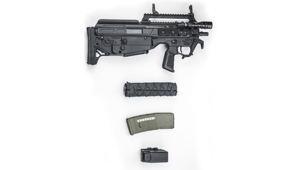 A3 Industries Modular Rail Riser And Carry Handle, Black, 1.25in Height, 9.1in Length, MPR-125-910