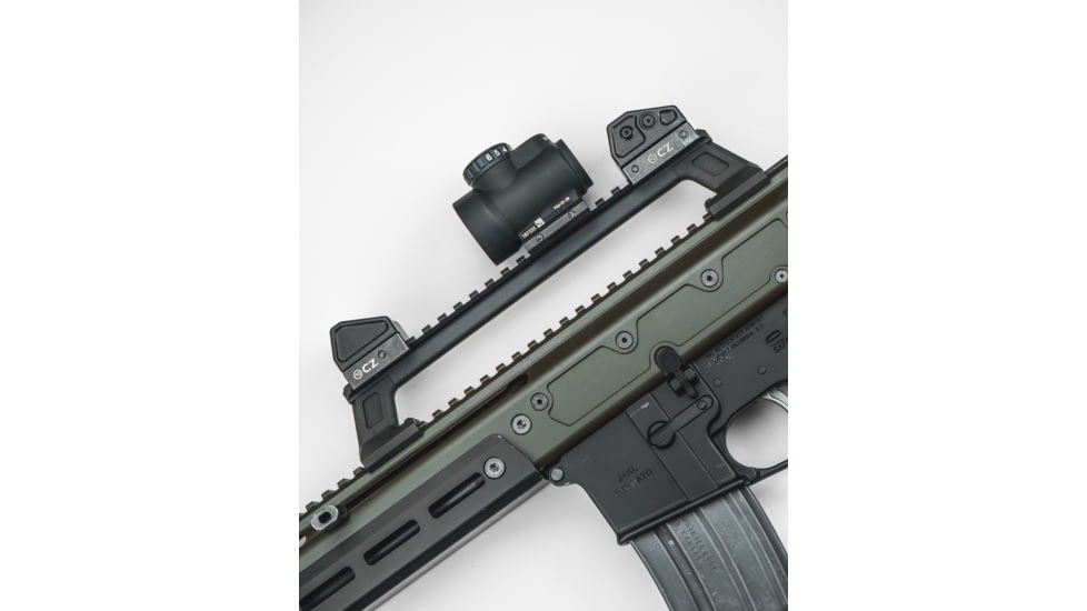 A3 Industries Modular Rail Riser And Carry Handle, Black, 1.25in Height, 9.1in Length, MPR-125-910