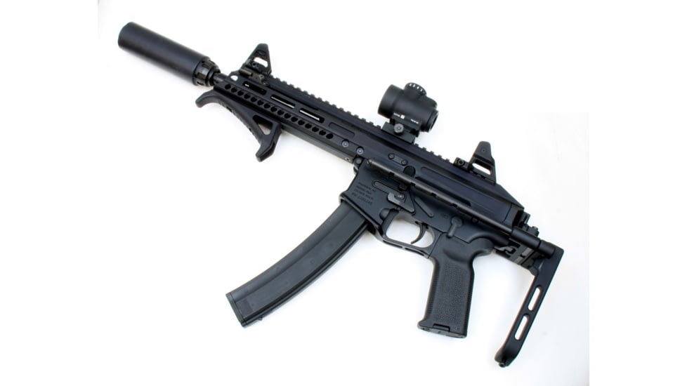 A3 Industries Modular Telescoping Brace, Tailhook Configuration, Black, 8.75, MTB-8.75-THA