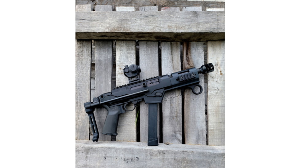 A3 Industries Modular Telescoping Brace, Tailhook Configuration, Black, 8.75, MTB-8.75-THA