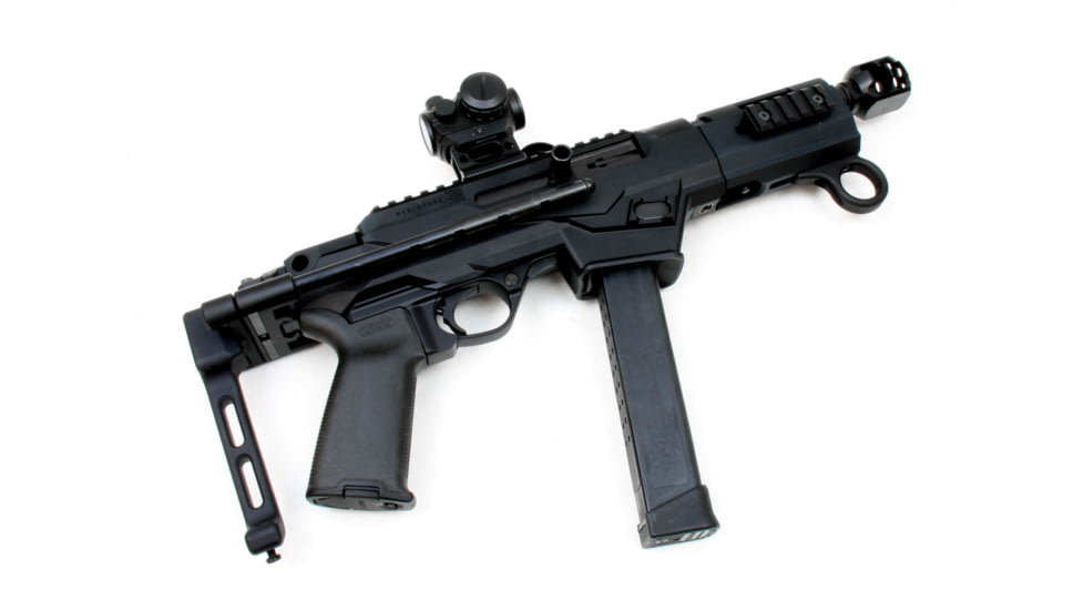 A3 Industries Modular Telescoping Brace, Tailhook Configuration, Black, 8.75, MTB-8.75-THA