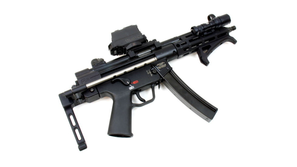 A3 Industries Omni Angled Foregrip, M-LOK, MJF Polymer, Black, AFG-131