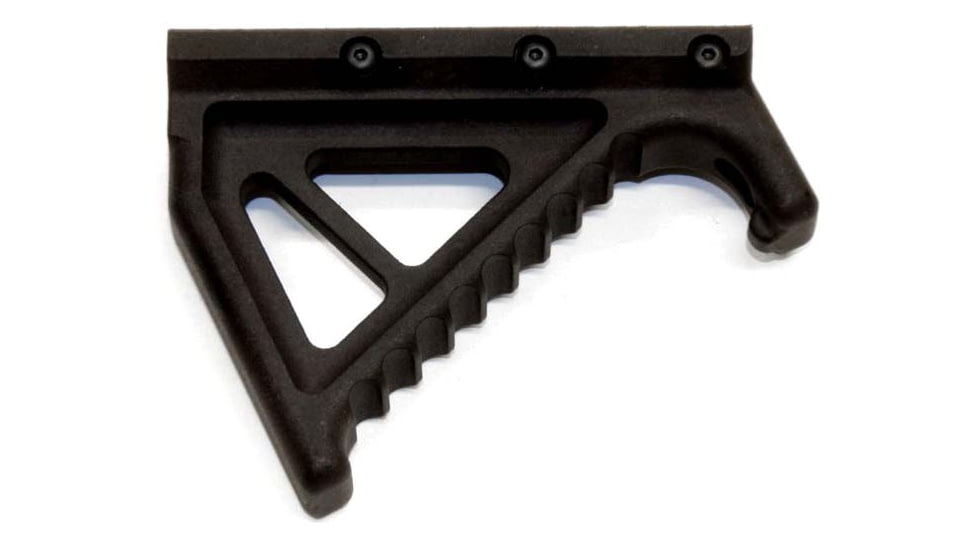 A3 Industries Picatinny 45 Degree Angled Foregrips, MJF Nylon, Black, 4in, AFG-105