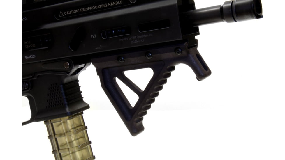 A3 Industries Picatinny 45 Degree Angled Foregrips, MJF Nylon, Black, 4in, AFG-105