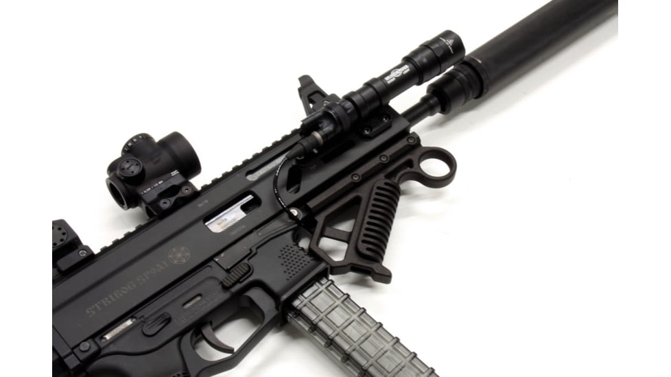 A3 Industries Picatinny Angled Foregrips, Ring Handstop, MJF Nylon, Black, AFG-111