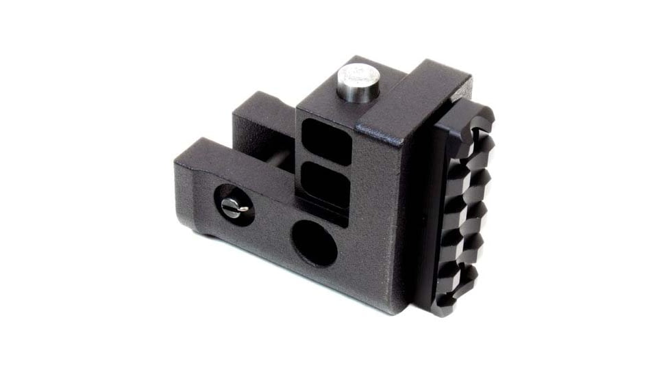A3 Industries Rear Stock Adapter for B&amp;T GHM9, Polymer/Aluminum, Picatinny, Black, RSA004