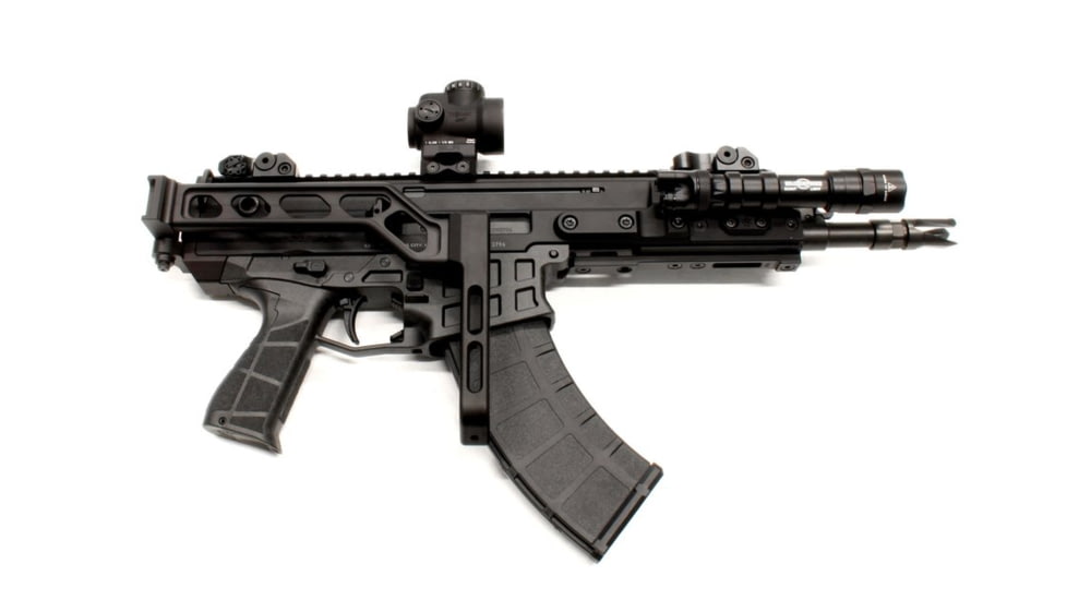 A3 Industries Rear Stock Adapter for CZ Bren 2, 6061 T6 Aluminum, Picatinny, Black, RSA007