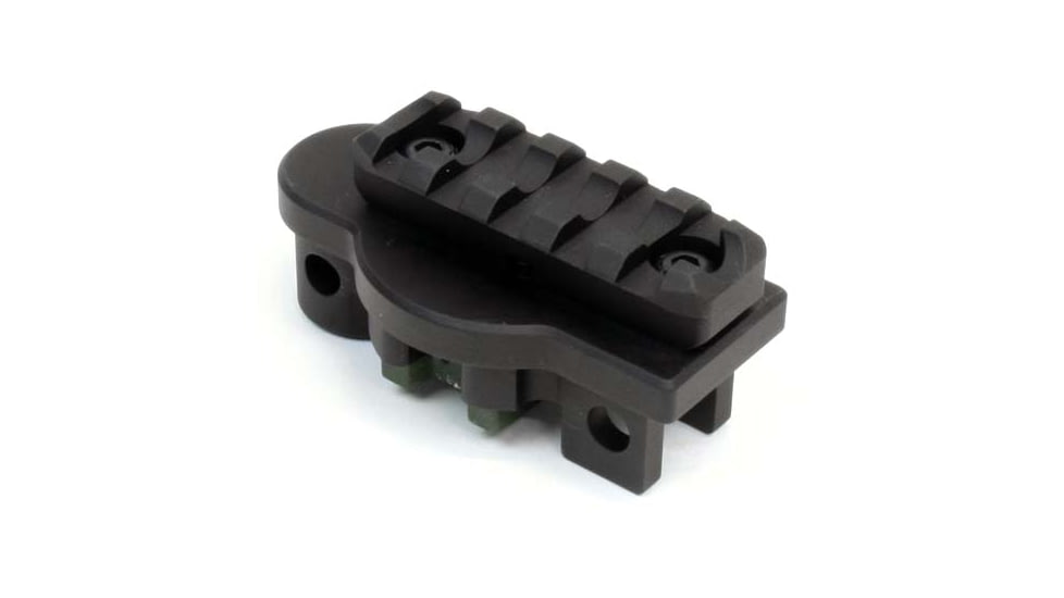A3 Industries Rear Stock Adapter for HK MP5-K/SP5-K, 6061 T6 Aluminum, Picatinny, Black, RSA013