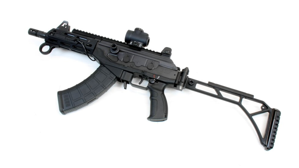 A3 Industries Rear Stock Adapter for Iwi Galil Ace, 6061 T6 Aluminum, Picatinny, Black, RSA017