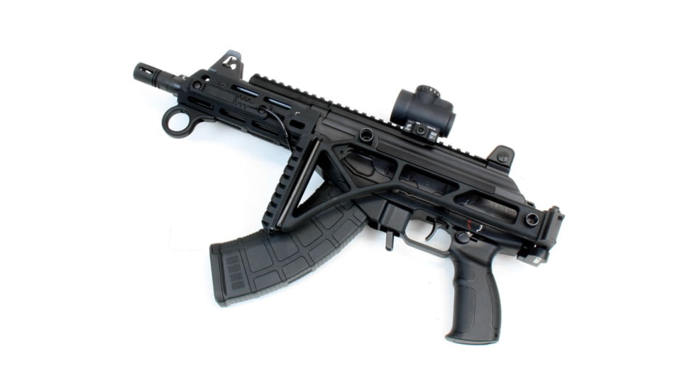 A3 Industries Rear Stock Adapter for Iwi Galil Ace, 6061 T6 Aluminum, Picatinny, Black, RSA017