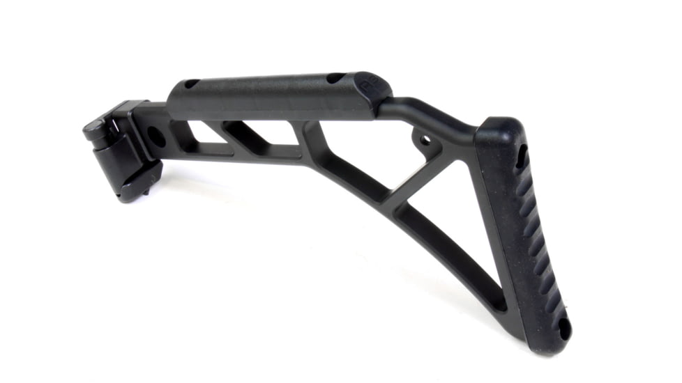 A3 Industries Skelestock Skeleton Stock, 6061 T6 Aluminum, A3T Picatinny Hinge, 9.5in, Black, SK-H2-9.50