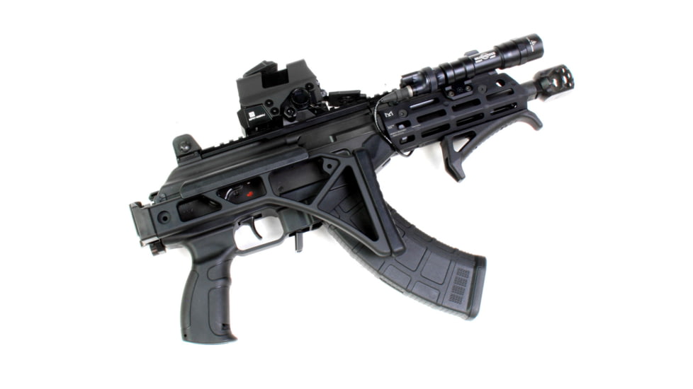 A3 Industries Skelestock Skeleton Stock, 6061 T6 Aluminum, A3T Picatinny Hinge, 9.5in, Black, SK-H2-9.50