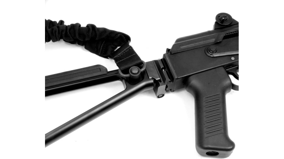 A3 Industries Triangle Folding Complete Buttstock, Gen 2, Picatinny Mount, 6061 T6 Aluminum, Black, TS-PIC-A