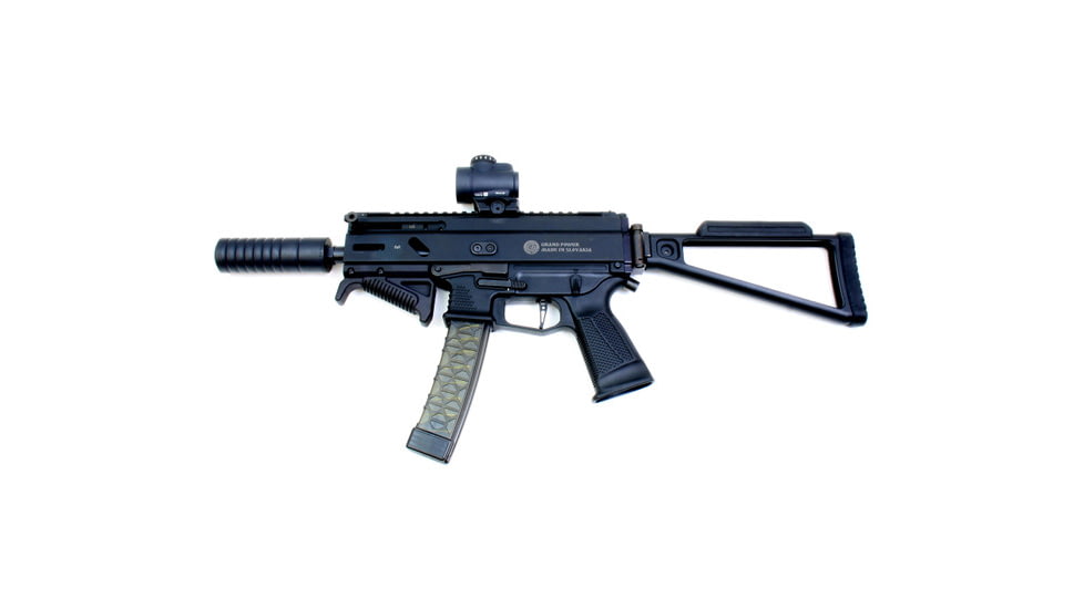 A3 Industries Triangle Folding Complete Buttstock, Gen 2, Picatinny Mount, 6061 T6 Aluminum, Black, TS-PIC-A