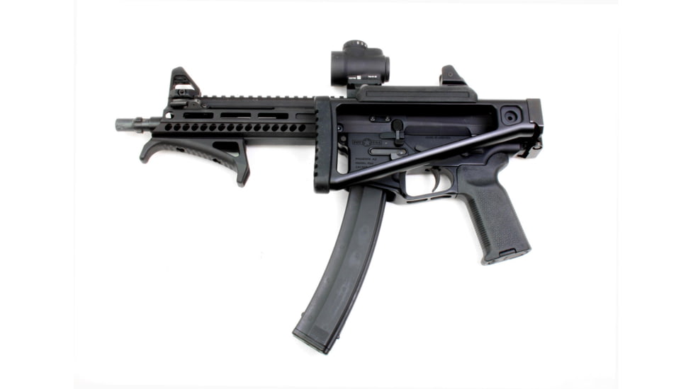 A3 Industries Triangle Folding Complete Buttstock, Gen 2, Picatinny Mount, 6061 T6 Aluminum, Black, TS-PIC-A