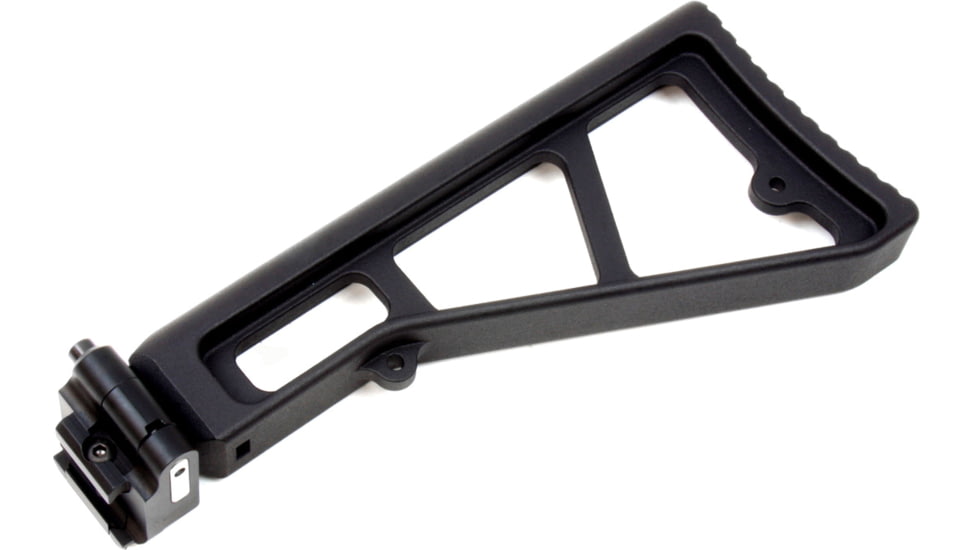 A3 Industries UMP/ MP5 Right/Left Folding Style Buttstock,Standard A3T 2-bolt Hinge, Black, UMPS-2B