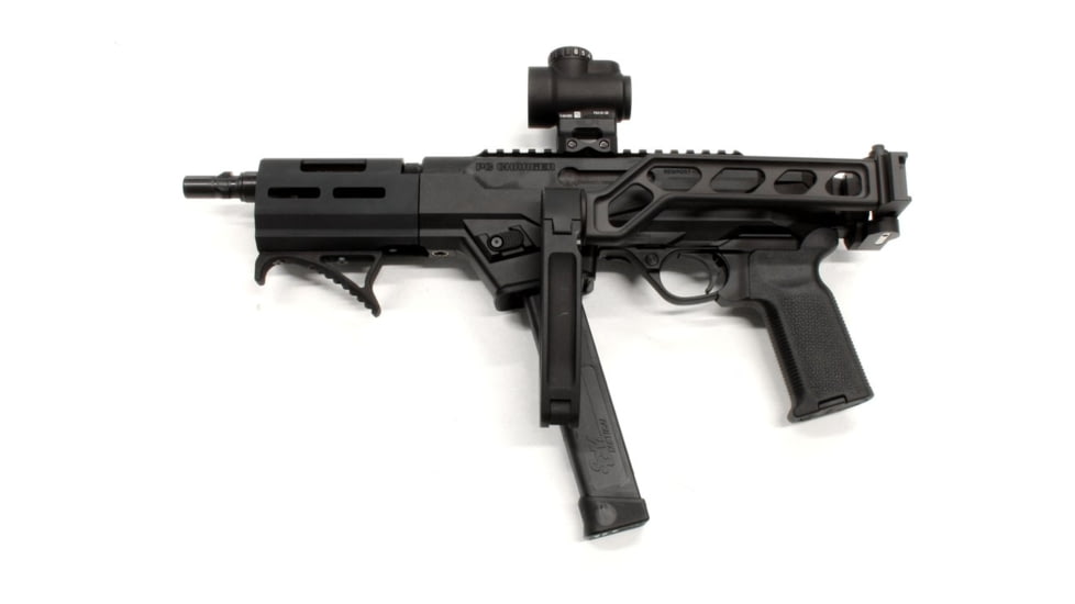 A3 Industries Universal M-LOK Angled Foregrip Mini, MJF Nylon, Black, AFG-106