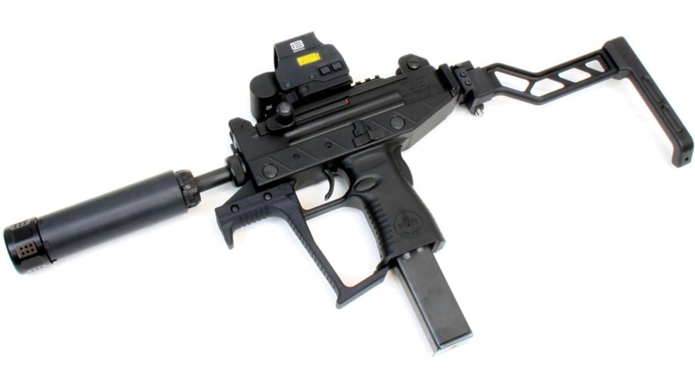 A3 Industries UZI PRO Angled Foregrip with Guard and M-Lok Rail, Black, AFG-129