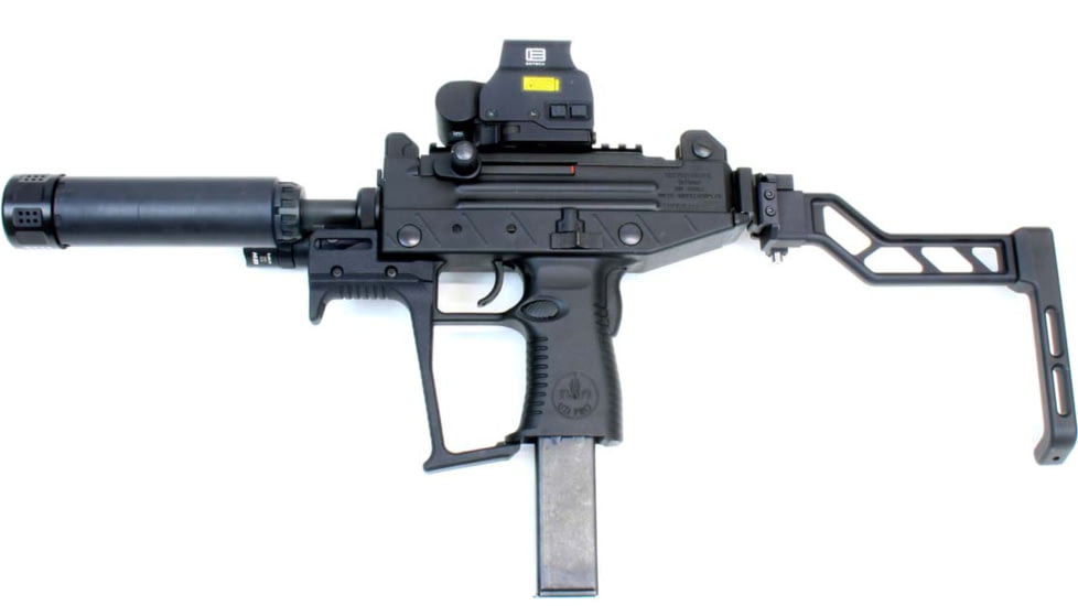 A3 Industries UZI PRO Angled Foregrip with Guard and M-Lok Rail, Black, AFG-129