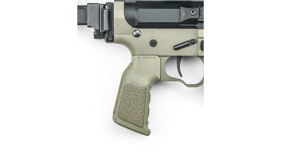 A3 Industries Xeno Triad - Reduced Angle Ar-Compatible Grip, Black, PG-101-B