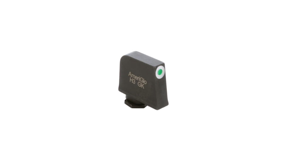 Ameriglo Tritium Front Handgun Sight for Glock Green with White Front EC055C5B, GL-112-385