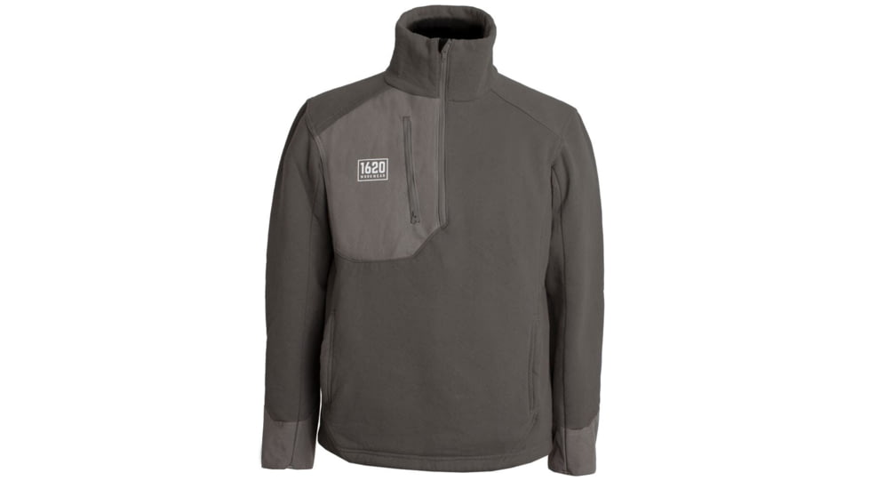 1620 Workwear Quarter Zip Tech Sweatshirt - FABRIC DEFECT - FINAL SALE 84765158, Grey, Large, P24010GL