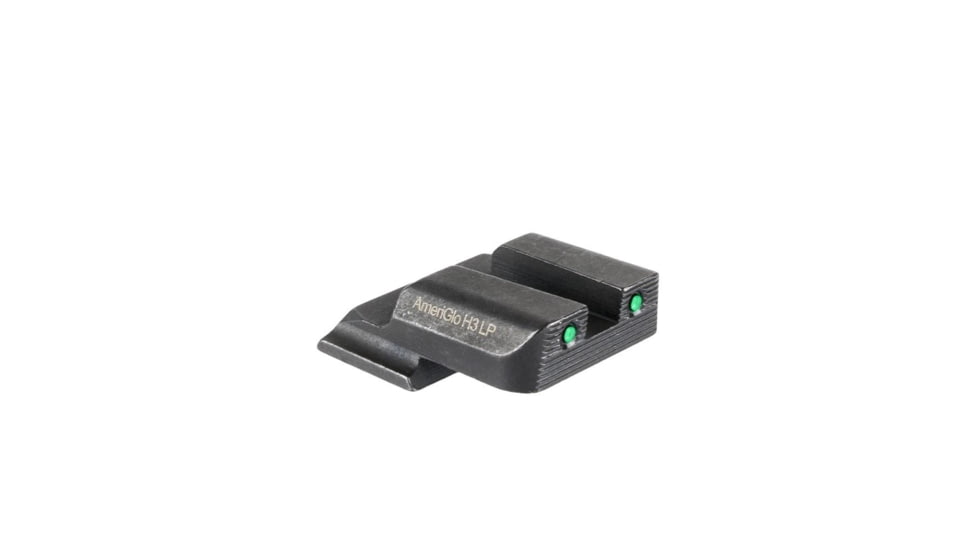 Ameriglo 2-Dot Tritium Rear Handgun Sight for S&amp;W M&amp;P Excludes .22/.380/Shield/EZ/Pro Green with Black 7FDF2E2D, SW-875R