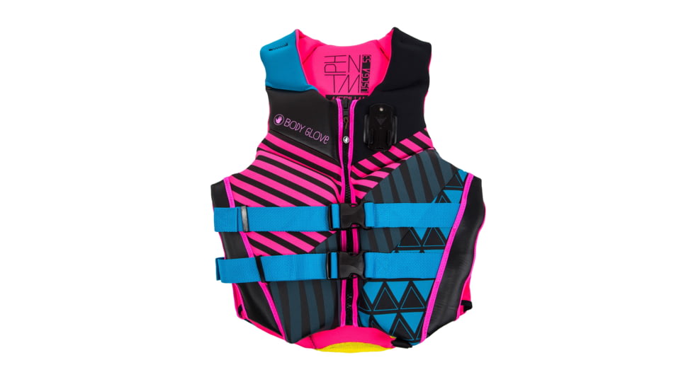 Body Glove Phantom Womens USCGA PFD - Aqua/Pink 1345570C, XL, Aqua/Pink, 18224W-AQUPNK-XL