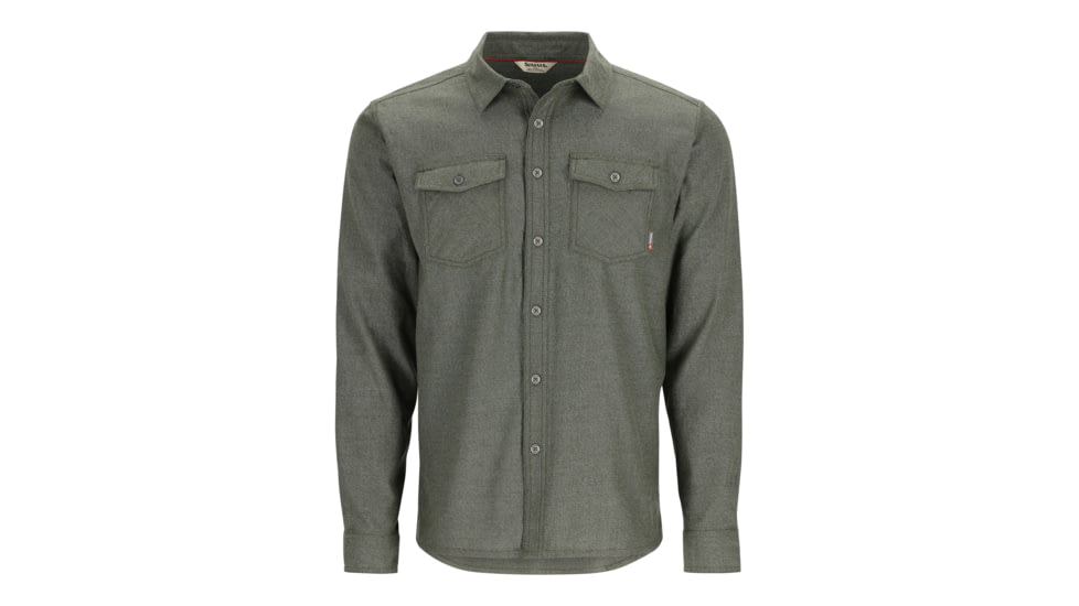 Simms Fishing Products Shoal Flannel Shirts - Mens, Midnight, S, 13844-403-20