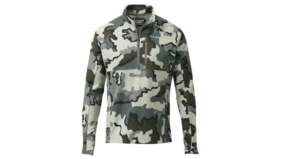 KUIU StrongFleece 190 Zip Hunting Shirt - Men's, Vias, 3XL, Adult, Male, 7465702883486