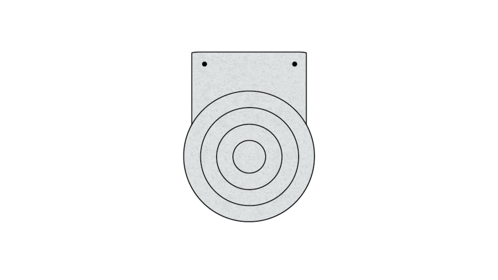 Infinite Defense Infinity 8 Inch Bullseye Target 30DD59C3, ID-BULLSE-8IN-SILO-1