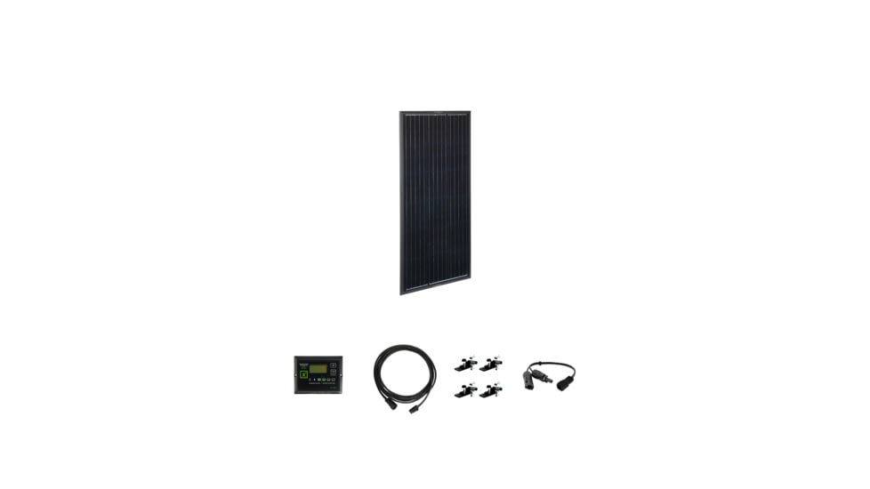 Zamp Solar Forest River 100 Watt Solar Prep Complete Kit, Gopower Roof Cap, Black, One Size, ZSK1016