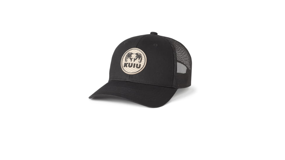 KUIU Circle Patch Hat in Black DA2835FE, Black, One Size, Adult, Unisex, 7644032041118