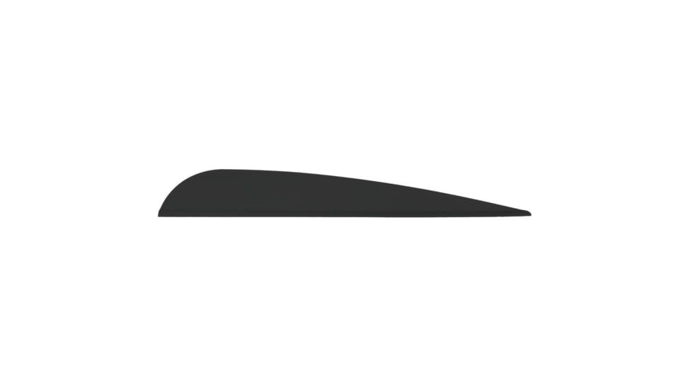 AAE Elite Plastifletch Vanes, Black 3.875 in. 100 pk. 16645