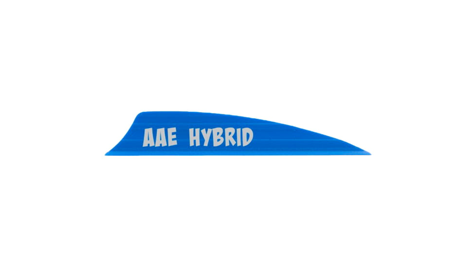 AAE Hybrid 2.0 Shield Cut Vanes, Blue, 50 Pack, HY20BL50