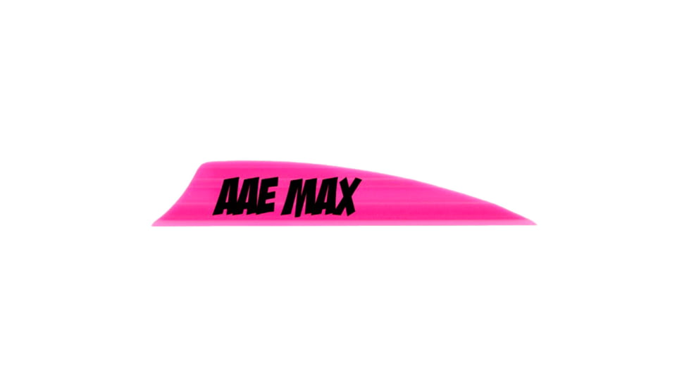 AAE Max 2.0 Shield Cut Vanes, Hot Pink, 50 Pack, PMA20HP50