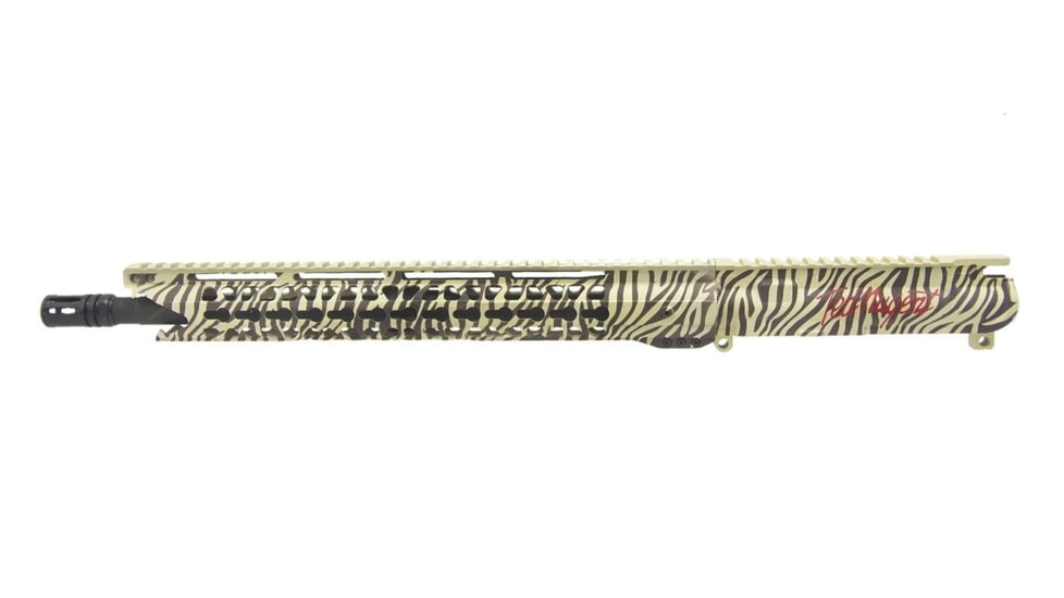 Aagil Arms Ted Nugent's Signature Series .223 Wylde AR-15 Complete Upper Receiver Assembly w/ 15in Zebra Strip Cerakote, AA-CURK16223C15TNAF