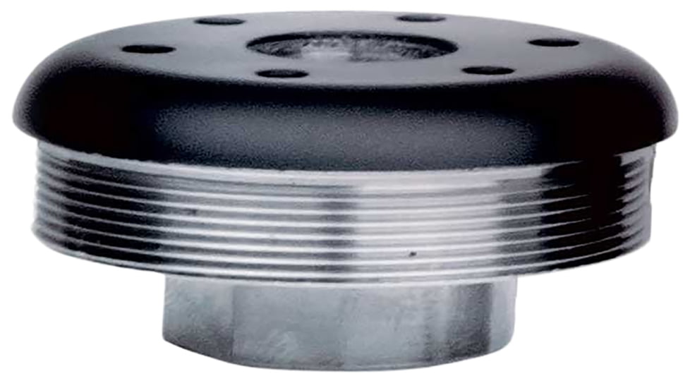 AB Suppressor Raptor Flush Mount, 1/2x28 TPI, 1.625in Diameter, Titanium, Silver, F22-FM-1/2-28