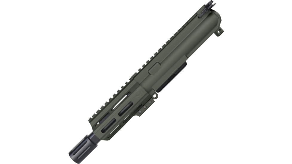 ABC RIFLE COMPANY AR-15 .223 Remington/5.56x45mm NATO Micro Pistol 5in Barrel M-LOK Handguard Upper Receiver w/BCG And Charging Handle, Olive Drab Green, UA15-BR5-ML4D-ODG