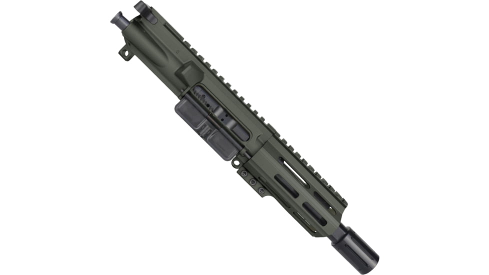 ABC RIFLE COMPANY AR-15 .223 Remington/5.56x45mm NATO Micro Pistol 5in Barrel M-LOK Handguard Upper Receiver w/BCG And Charging Handle, Olive Drab Green, UA15-BR5-ML4D-ODG